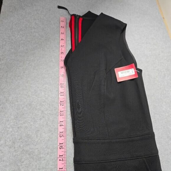 NEW Spanx The Perfect Sleeveless Jumpsuit Medium Black Ponte Flare Career Comfy - Picture 10 of 16